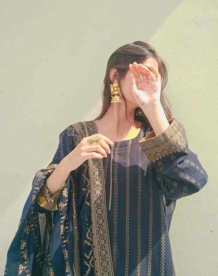 dp girl hidden face aesthetic dark