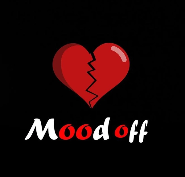 dp of mood off in black and white