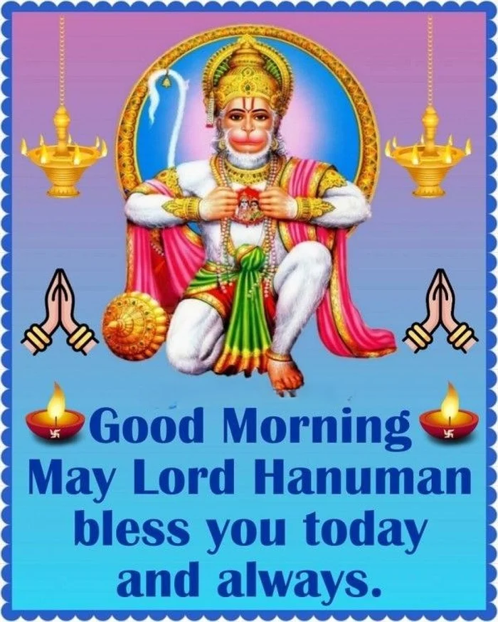 famous good morning hanuman ji images