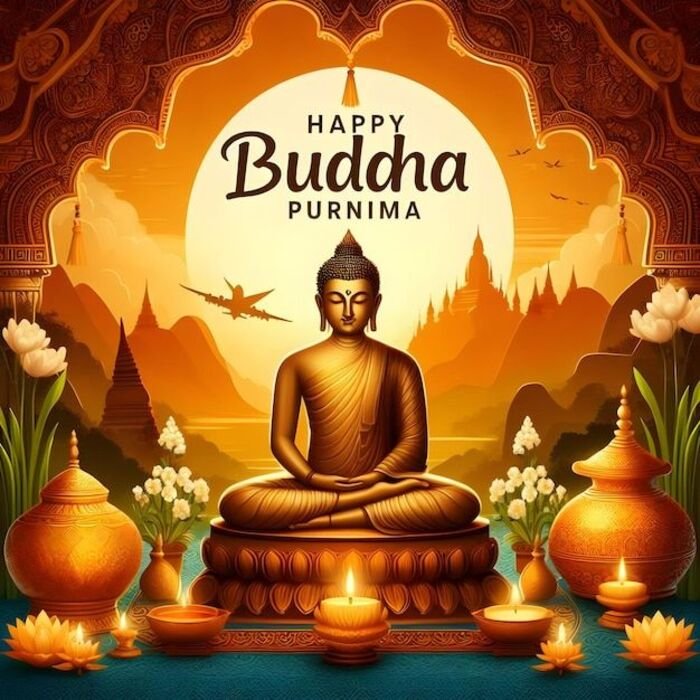 full hd buddha purnima wishes images aethetic