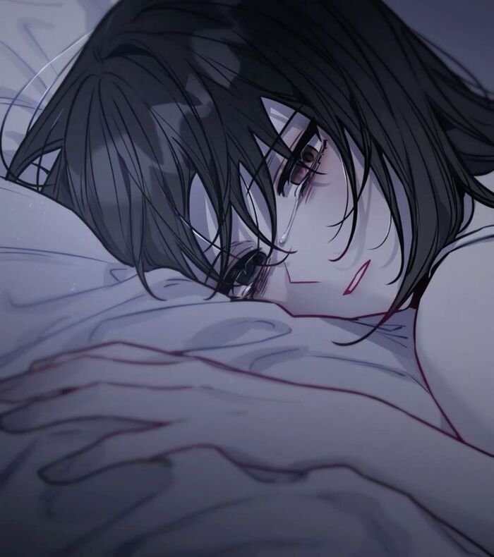 full hd sad dp girl cartoon aethetics hot