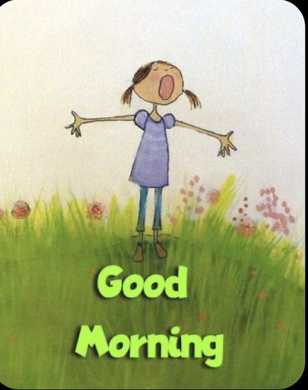 funny good morning images close up face