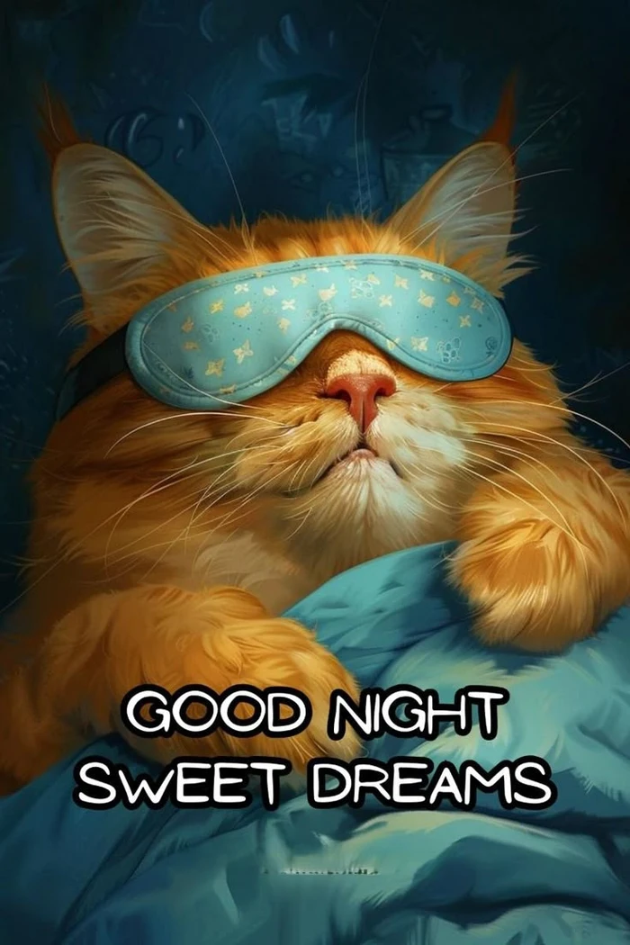 funny good night images close up face