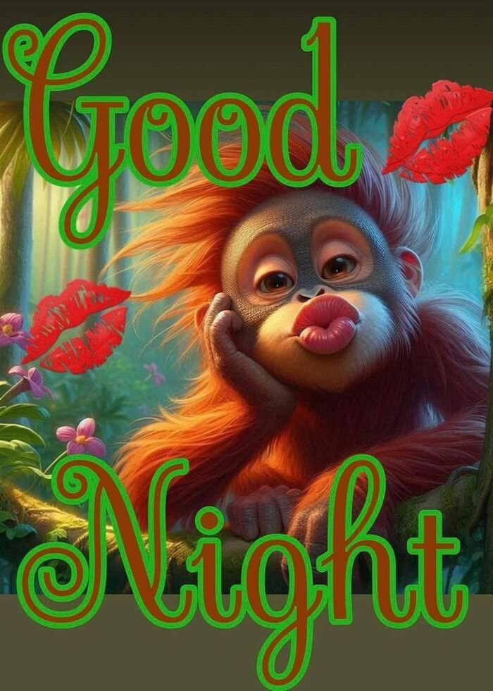 funny good night images