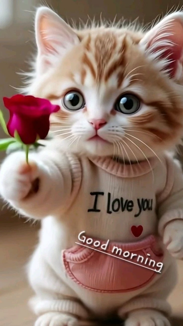 gallery of cats good morning hd wallpaper collection