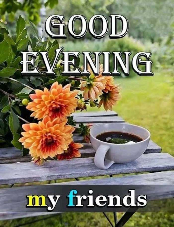 good evening coffee images blurry effect
