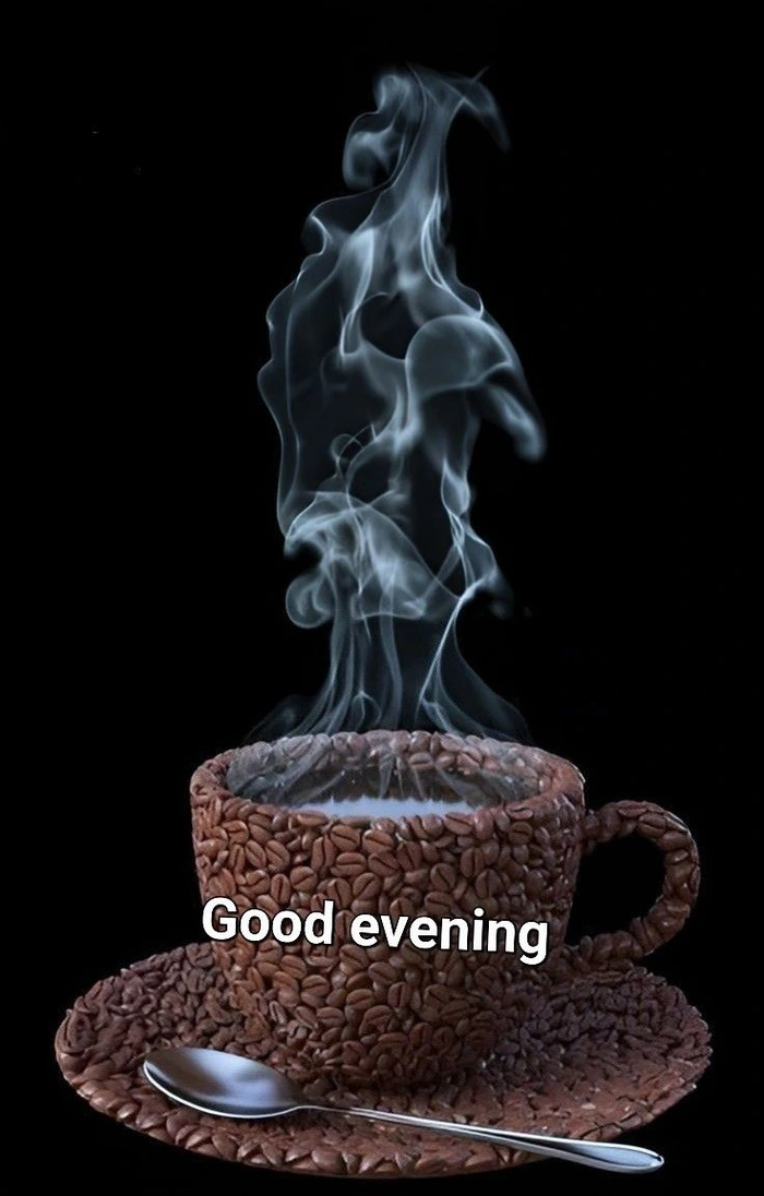 good evening coffee images dp with quotes
