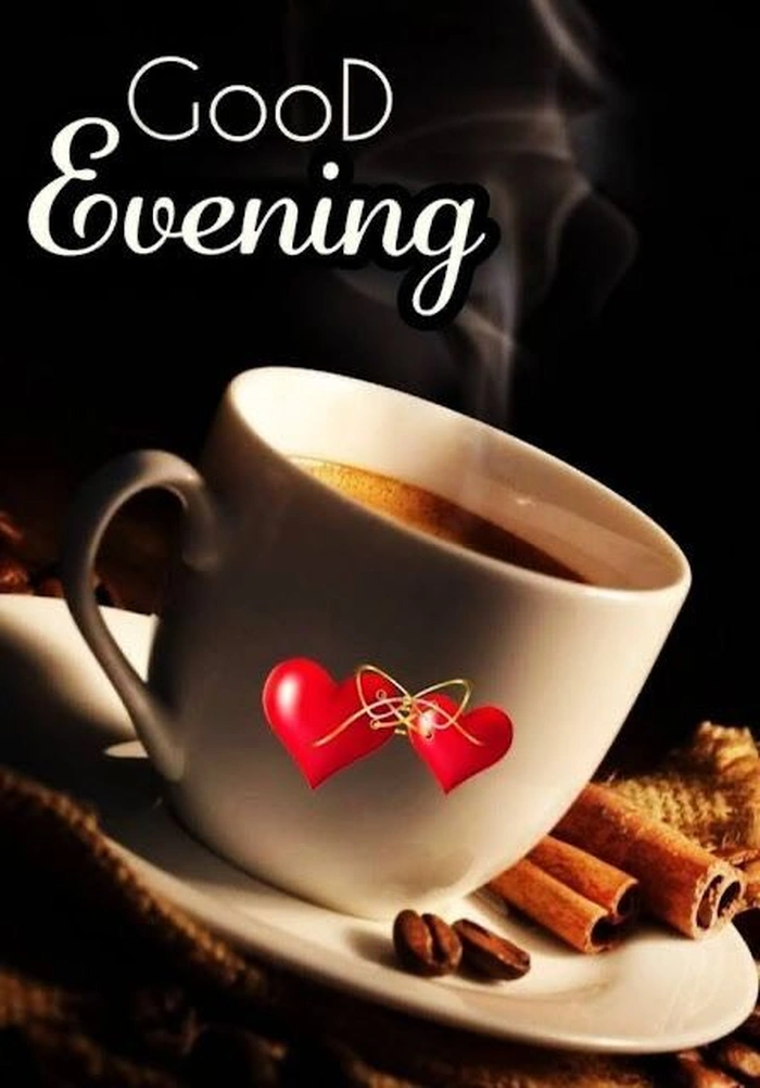good evening coffee images with background blur