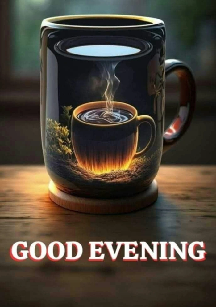 good evening coffee images
