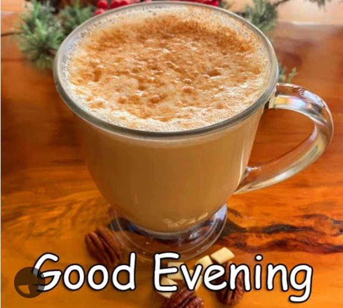 good evening coffee s mirror selfie dp