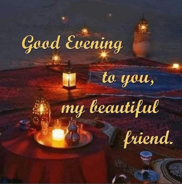 good evening images blurry effect