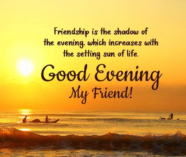 good evening images for friends