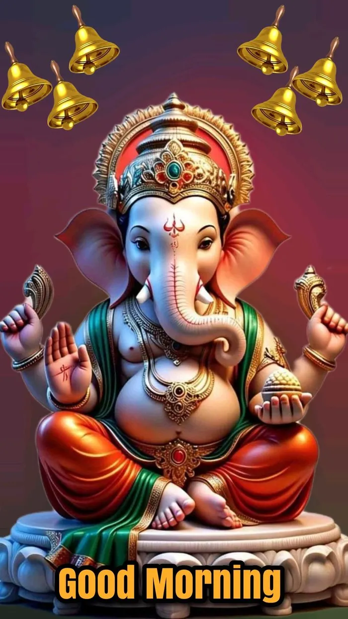 good morning ganesh images for whatsapp