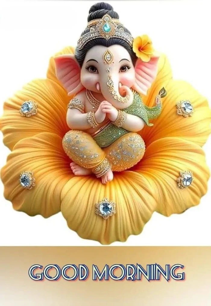 good morning ganesh images wallpaper