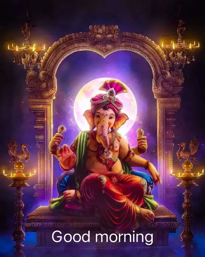 good morning ganesh images with quotes