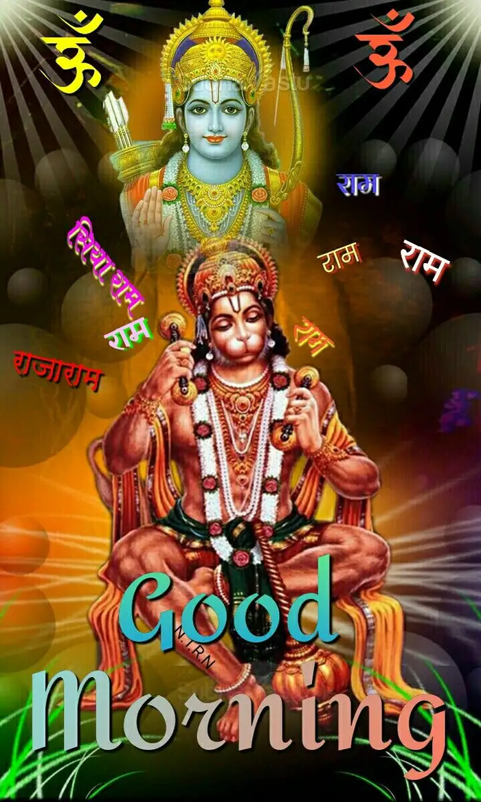 good morning hanuman ji images hd quality