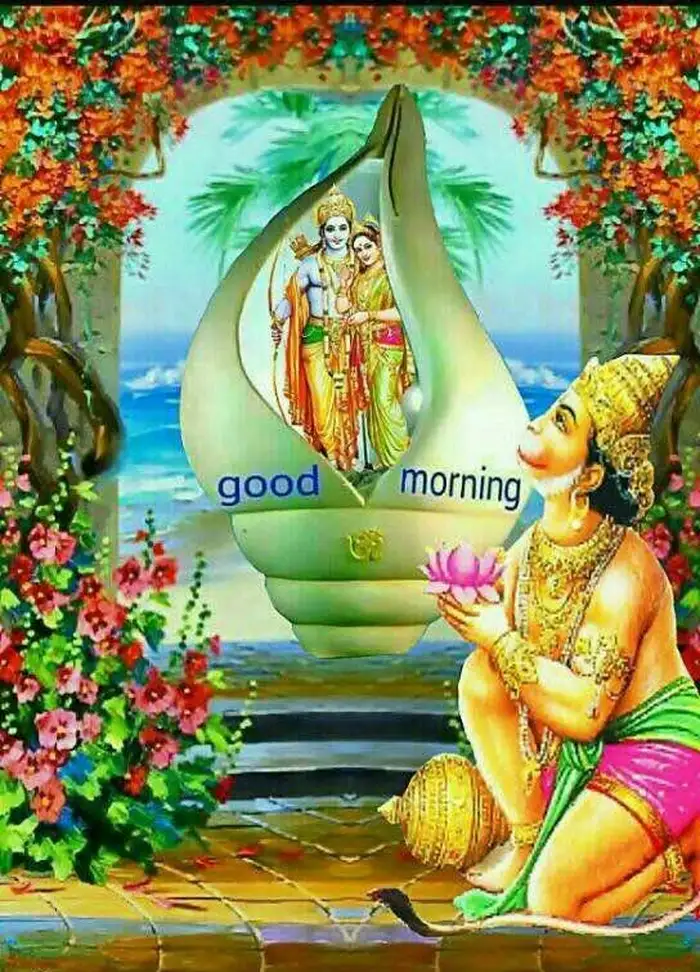 good morning hanuman ji images hd