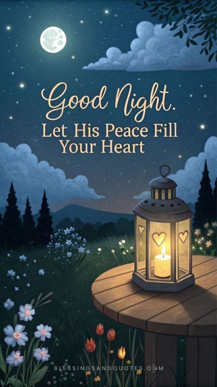 good night jesus images quote hd
