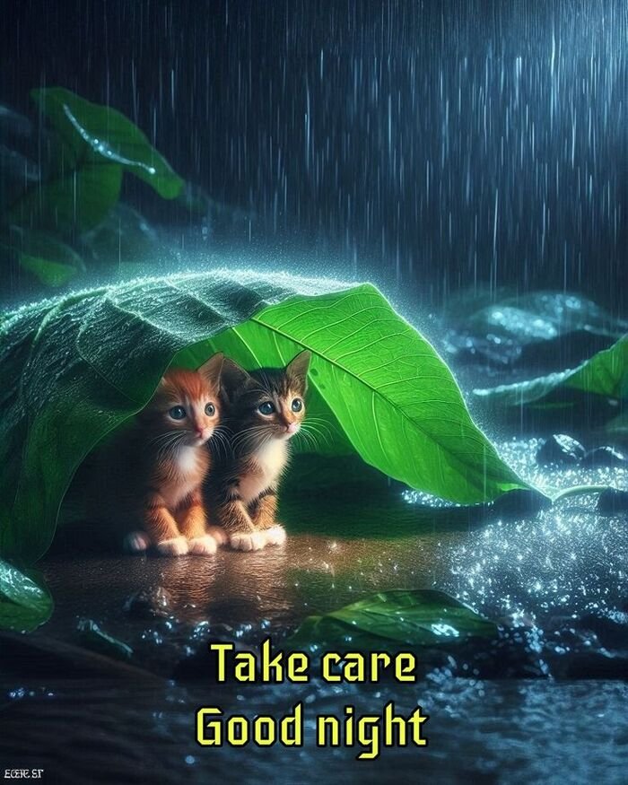 good night rain images quotes hd