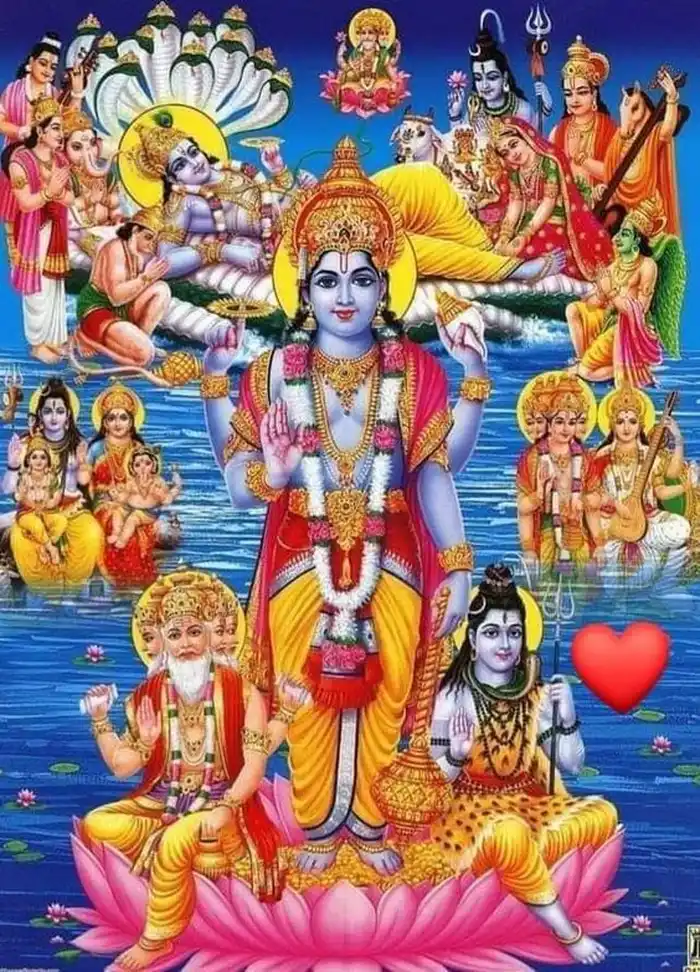 hd background featuring all god in one image wallpaper