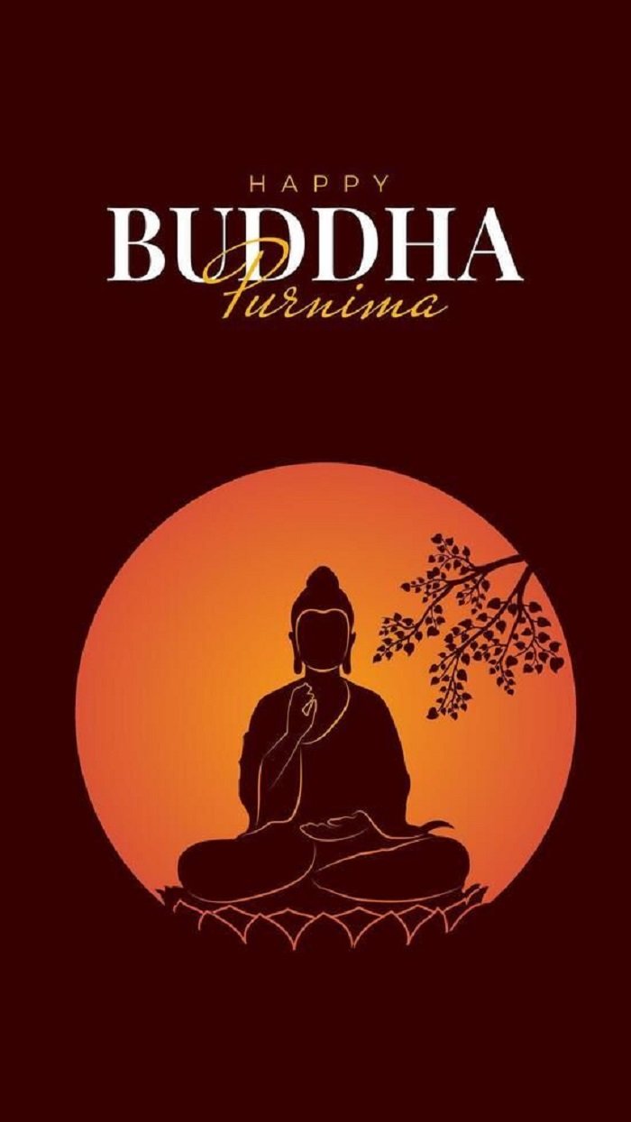 hd buddha purnima wishes images aethetic
