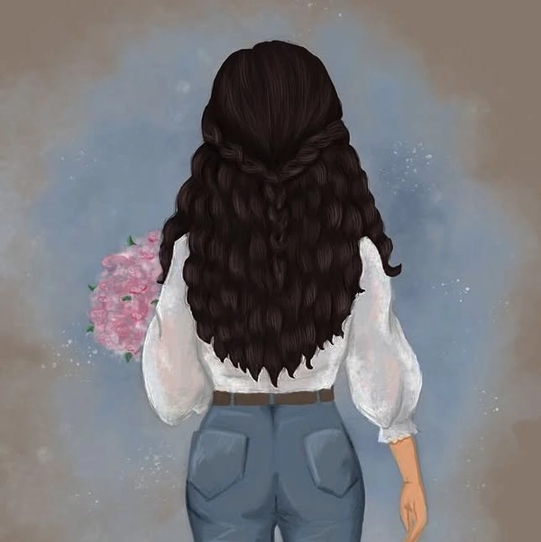 insta dp for girls cartoon for fb profile