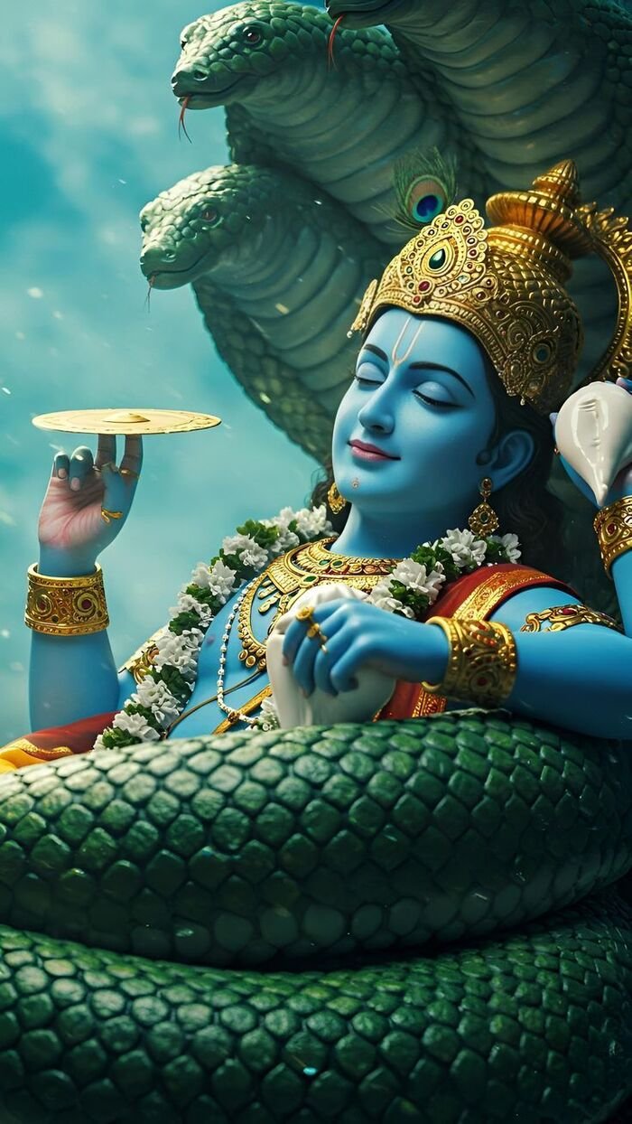 lord vishnu images 3d full