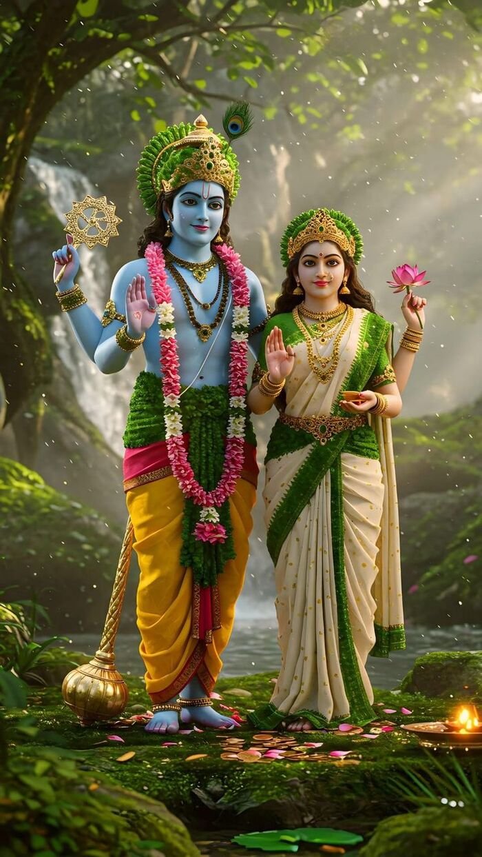 lord vishnu images 4d full