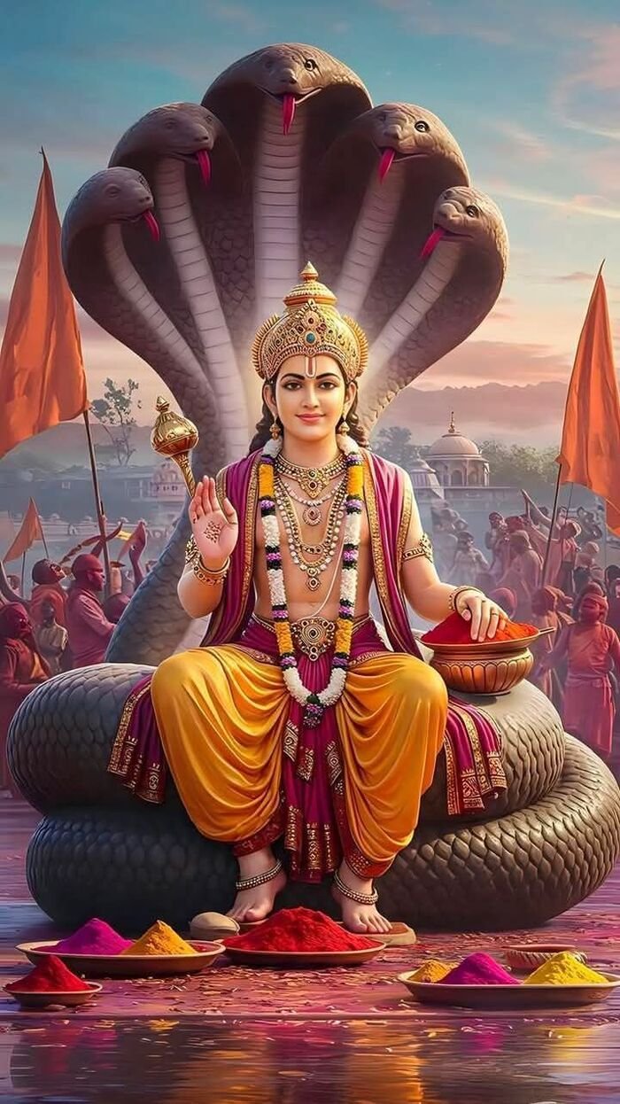 lord vishnu images 4d