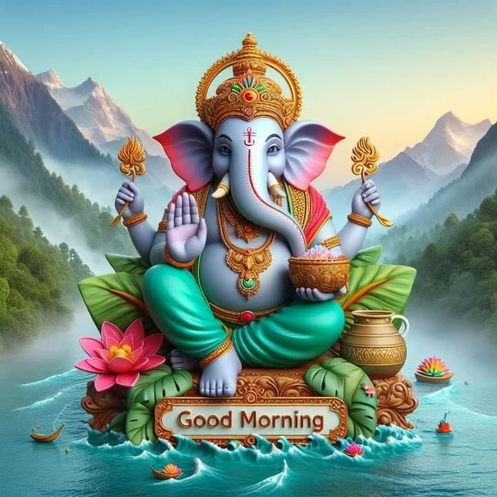 lovely good morning ganesh images