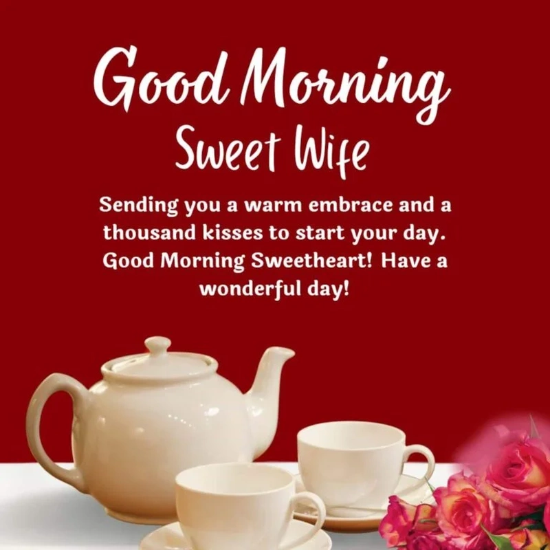 lovely good morning images for wife