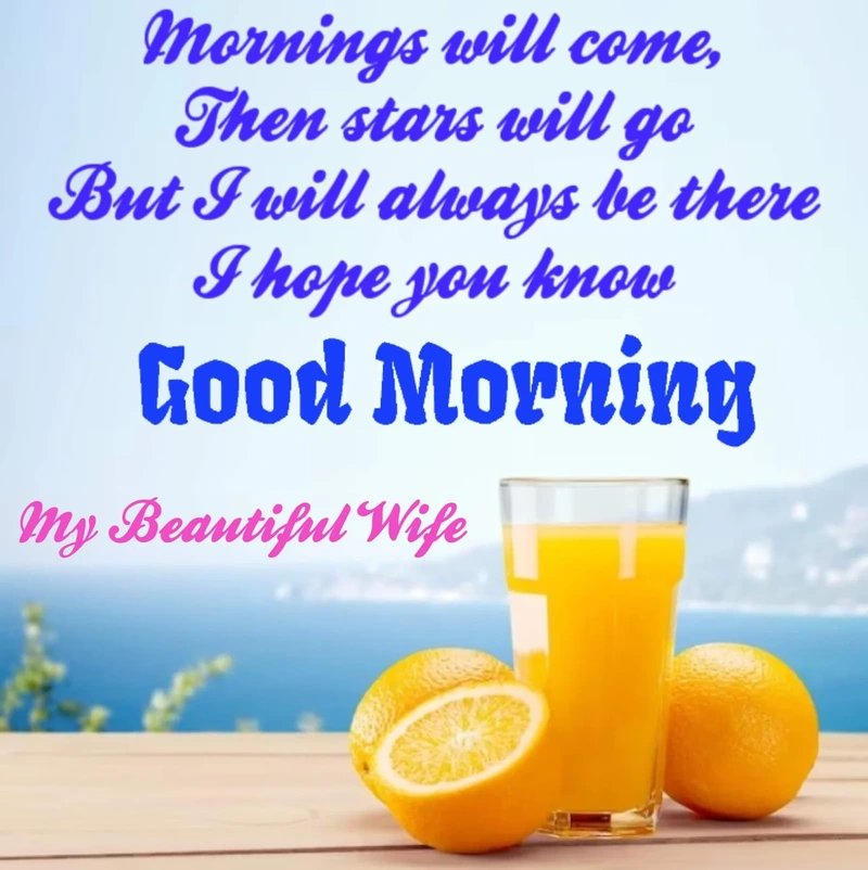 modern good morning images for wife