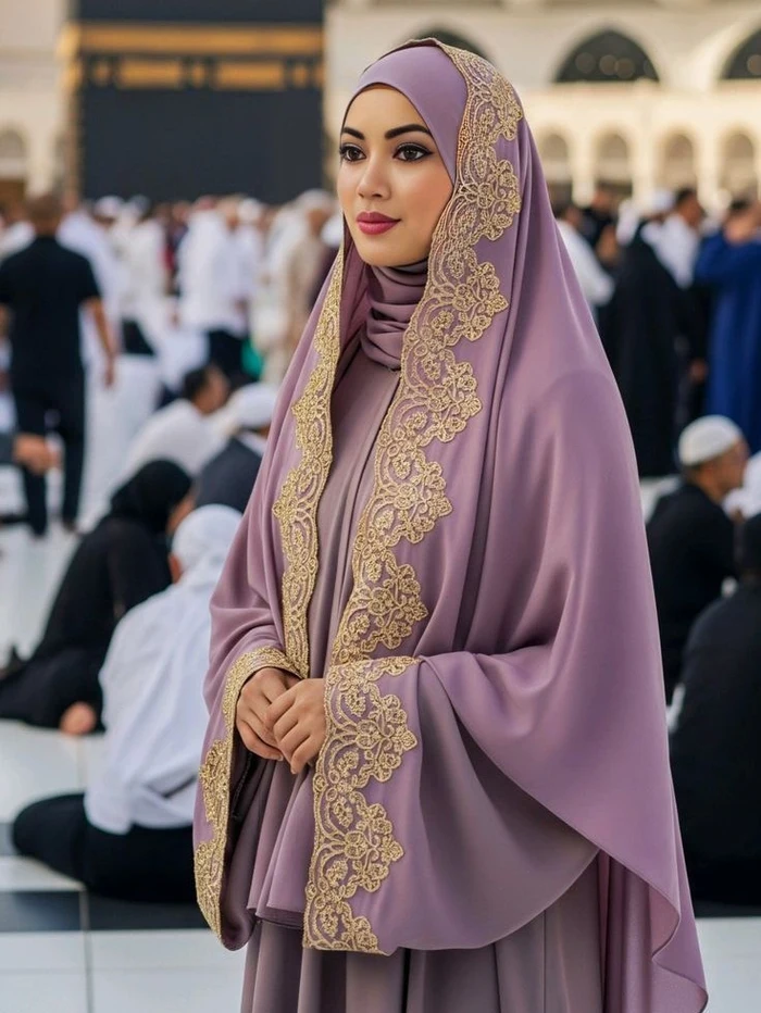 muslim girl dp stylish design