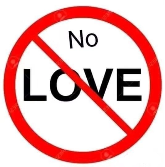 no love with attitude look