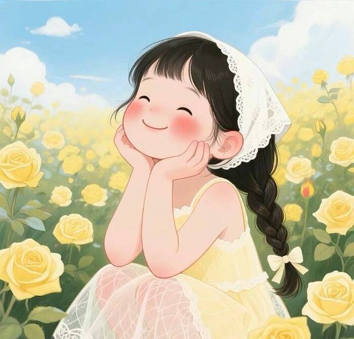 pinterest aesthetic dp cartoon cute full hd