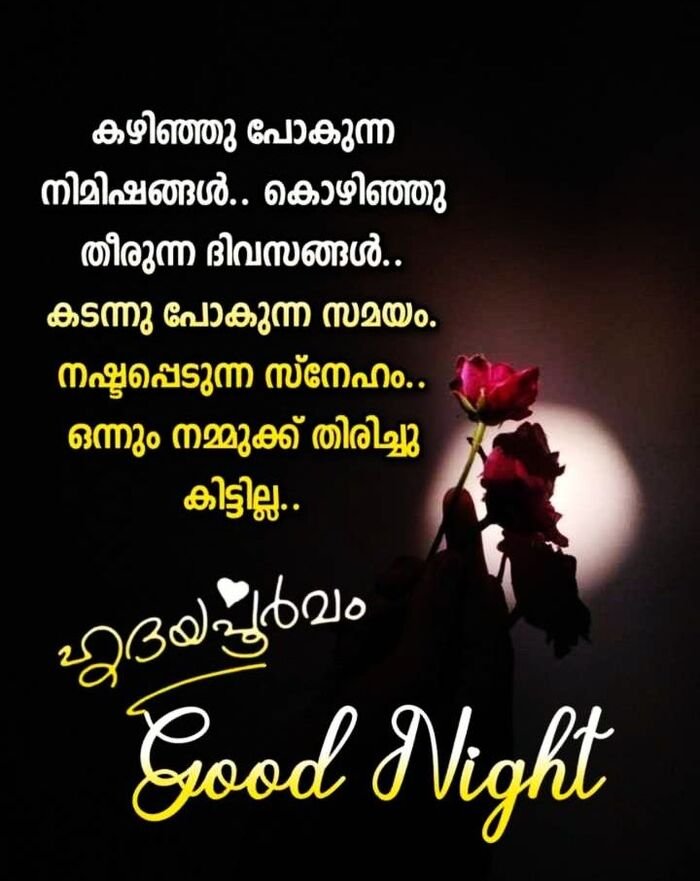 pinterest good night images malayalam quote full hd