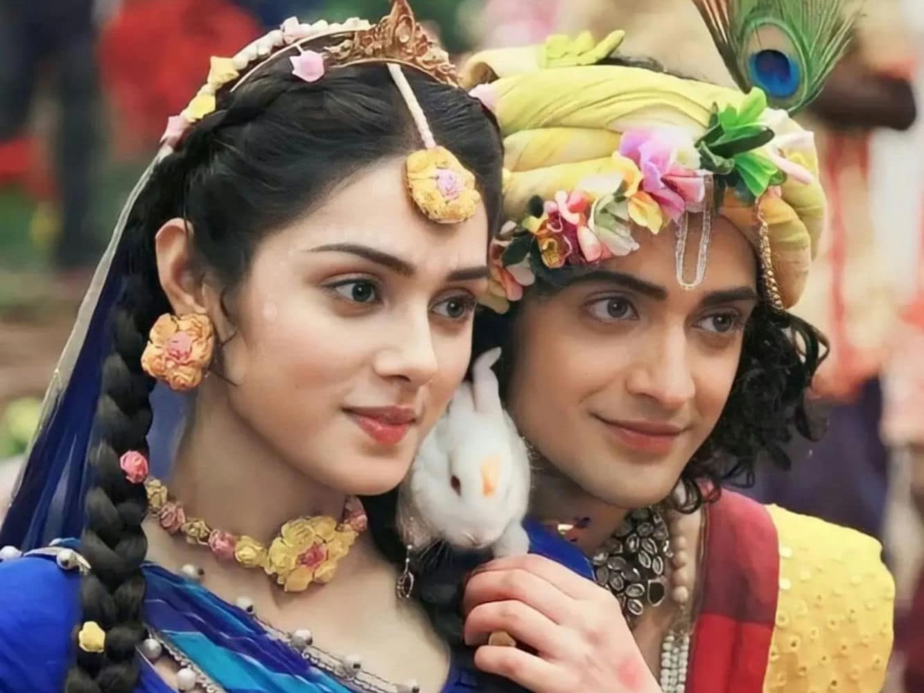 radha krishna romantic art