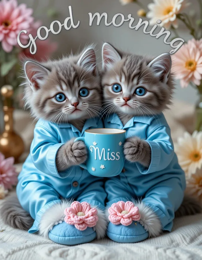 romantic cat photos hd wallpaper gallery good morning