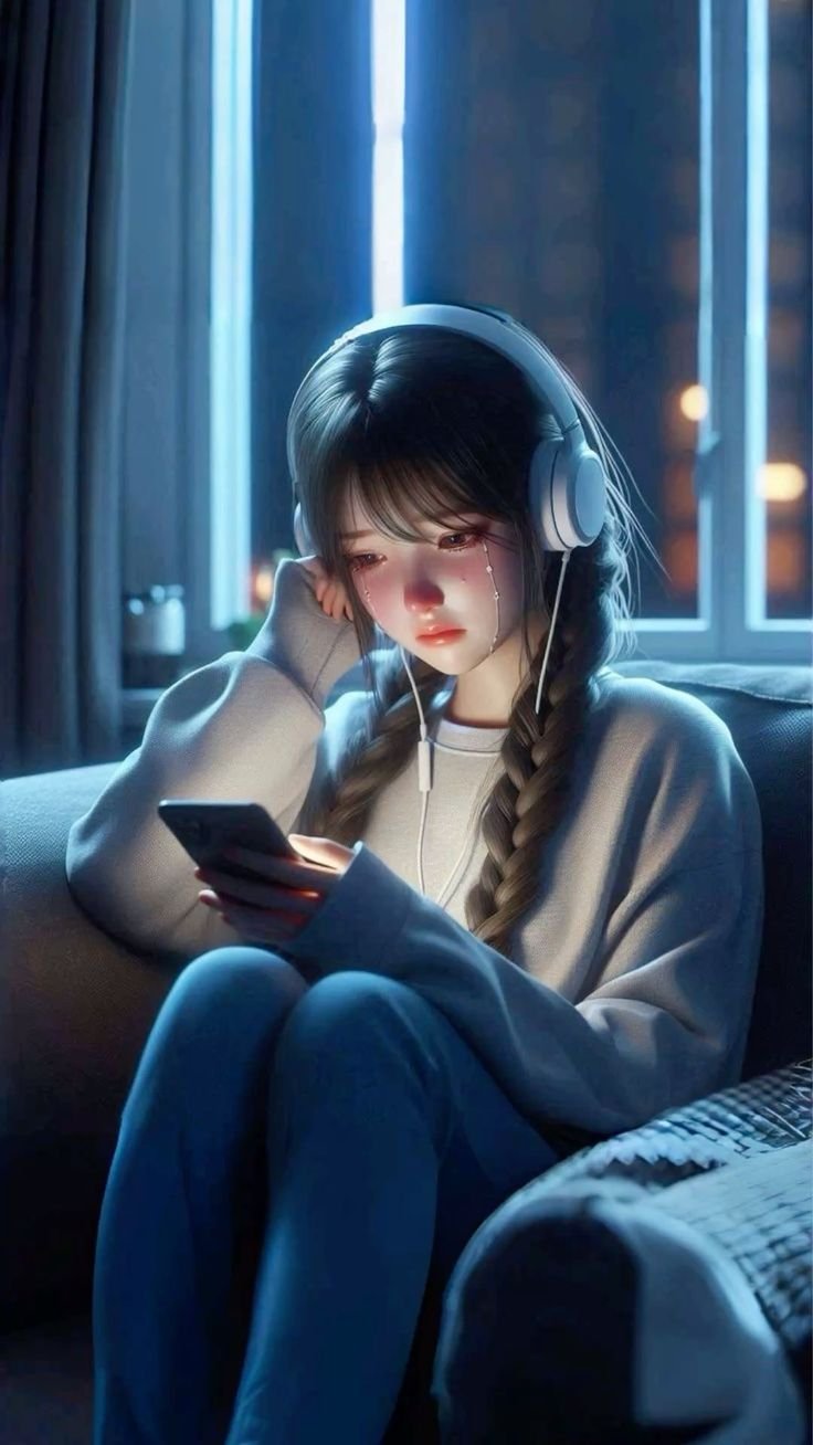 sad alone depression dp