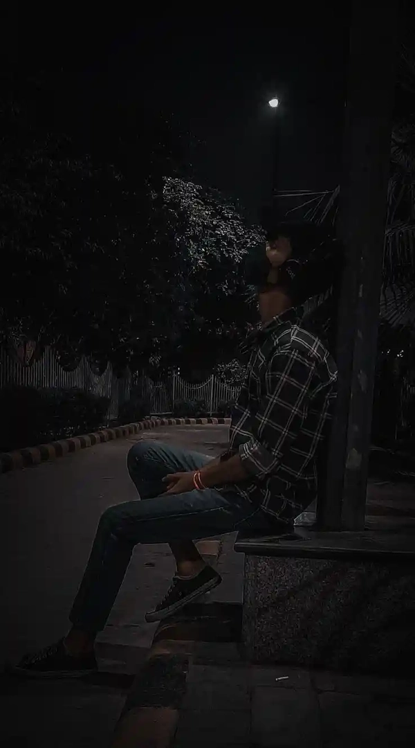 sad alone in hoodie dp