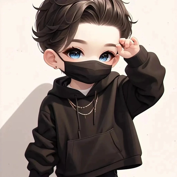 sad cute boy dp cartoon