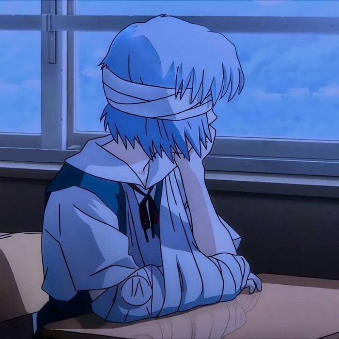 sad dp girl cartoon aethetics hot