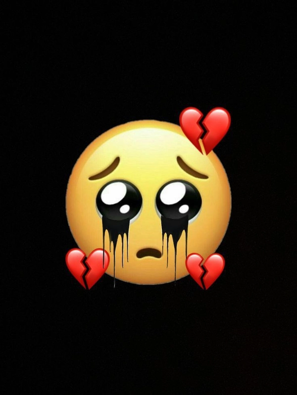 sad emoji cartoon style dp