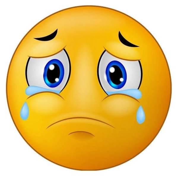 sad emoji dp standing pose
