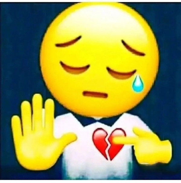 sad emoji in hoodie dp