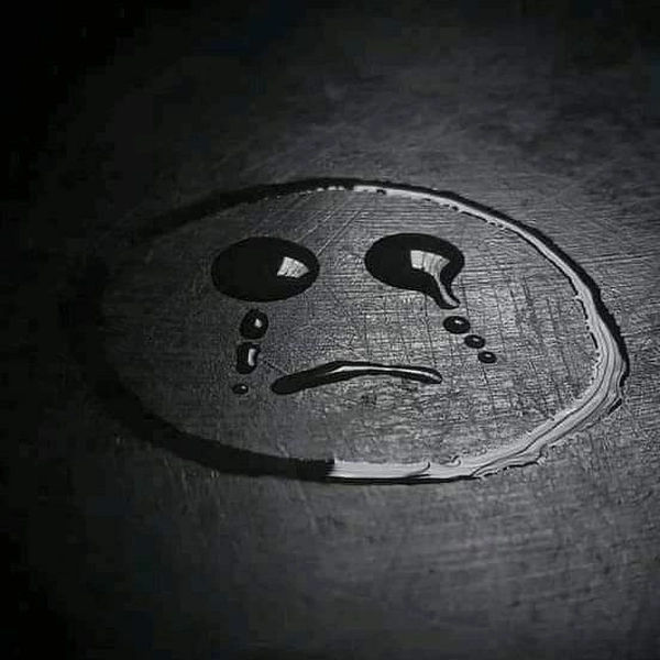 sad emoji with swag dp