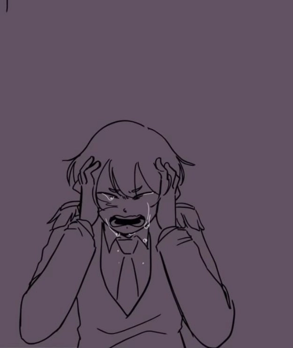 sad hd cartoon style dp