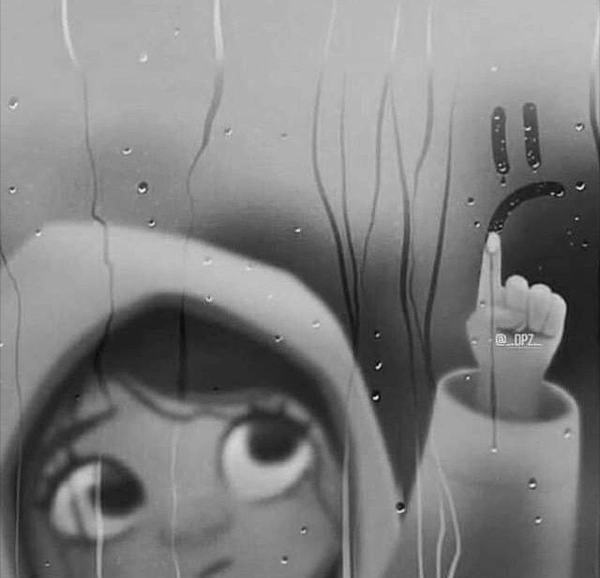 sad mood with attitude look