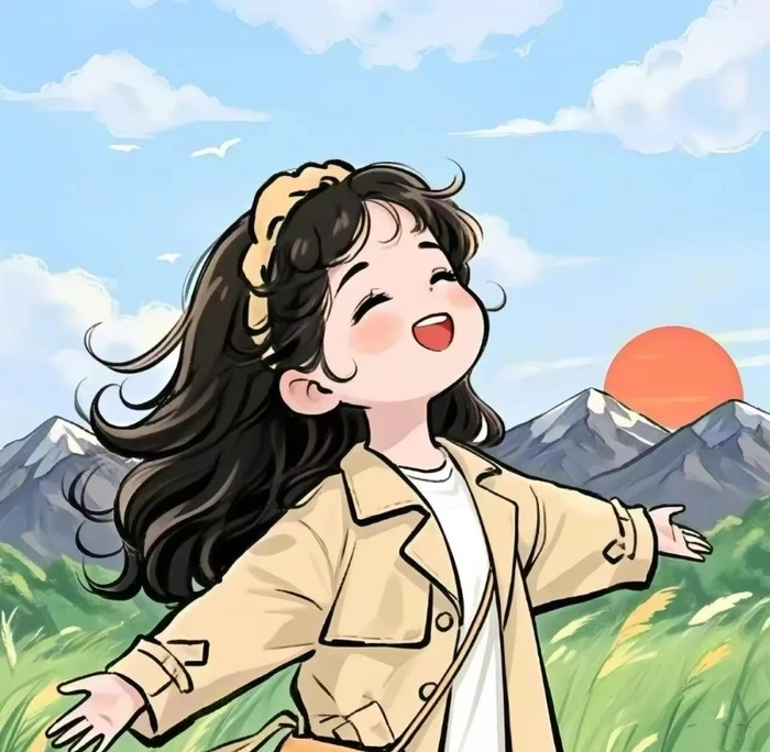 simple aesthetic cartoon dp