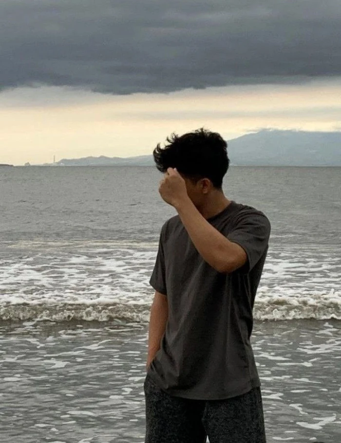 single boy dp night background